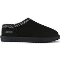 Regatta Womens Risley Mule Waterproof Lifestyle Shoes, Slip On with Foam Insock - Perfect for Outdoors, Casual Wear Black