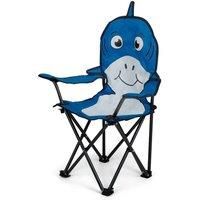 Regatta Kids Animal Camping Chair Bubbles The Shark Hawaiian Blue, Size: One Size