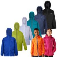 Regatta Kids Pack It Jacket III Waterproof Packaway Coat with Stuffsack