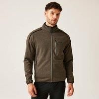 Regatta Mens Kames Full Zip Fleece Jacket (M) (Treetop/Golden Sand)