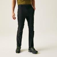 Regatta Mens Highton II Zip-Off Hiking Trousers (42S) (Black)