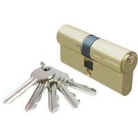 Smith & Locke 6-Pin Double Cylinder Lock 35-35 (70mm) Gold (218TE)