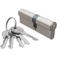 Smith & Locke 6-Pin Double Cylinder Lock 40-50 (90mm) Silver (442TE)