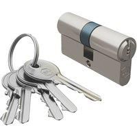 Smith & Locke 6-Pin Double Cylinder Lock 30-30 (60mm) Satin Nickel (555TE)