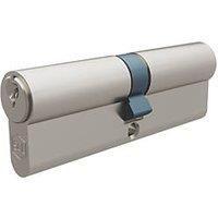 Smith & Locke Fire Rated 6-Pin Euro Double Cylinder Lock 45-45 (90mm) Silver 2 Pack (457PY)