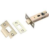 Smith & Locke Polished Brass Tubular Mortice Latch 79.35mm Case - 57mm Backset (907PY)