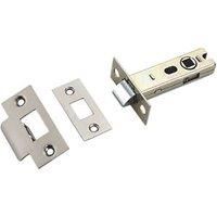 Smith & Locke Silver Tubular Mortice Latch 79.35mm Case - 57mm Backset (953PY)