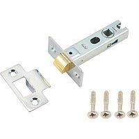 Smith & Locke Chrome Tubular Mortice Latch 76mm Case - 57mm Backset (322PY)