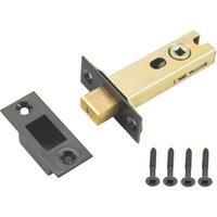Smith & Locke Matt Black Tubular WC Deadbolt 76mm Case - 57mm Backset (416TE)