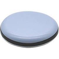 Grey Round Self-Adhesive PTFE Glides 40mm x 40mm 20 Pack (667XG)