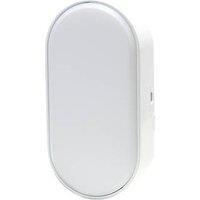 LAP Outdoor Oval LED Bulkhead White 10W 700lm (601FE)