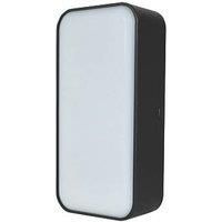 LAP Outdoor Rectangular LED Bulkhead Black 16W 1000lm (165FE)