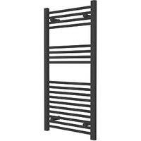 Flomasta Towel Radiator 1000mm x 500mm Black 1522BTU (623TF)