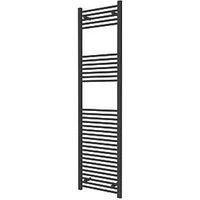 Flomasta Towel Radiator 1800mm x 500mm Black 2498BTU (860TF)