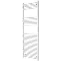 Flomasta Towel Radiator 1800mm x 600mm White 2890BTU (802TF)