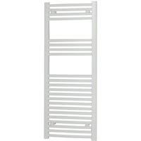 Flomasta Curved Towel Radiator 1200mm x 450mm White 1655BTU (935RV)