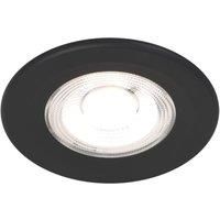LAP Fixed Fire Rated LED Smart Downlight Matt Black 4.7W 520lm (836FM)