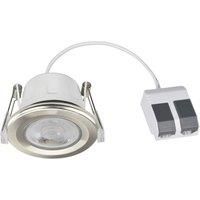 LAP Fixed Fire Rated LED Smart Downlight Brushed Chrome 4.7W 520lm (572FM)