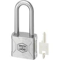 Smith & Locke Steel Water-Resistant Long Shackle Padlock 55mm (783FA)