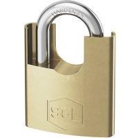 Smith & Locke Brass Closed Shackle Padlock 50mm (874FA)