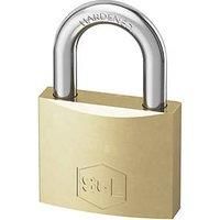 Smith & Locke Brass Keyed Alike Closed Shackle Padlock 40mm 4 Pack (430FA)