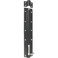 Smith & Locke Tower Gate Bolt Black 250mm (838VE)