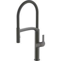 Swirl Boyne Pull-Out Spray Mixer Kitchen Tap Titanium-Effect (322YT)