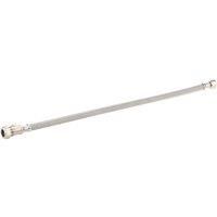 Essentials Flexible Tap Connector with Isolating Valve 15mm x 1/2" x 500mm (549YT)