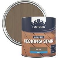 Fortress 2.5Ltr Mid Oak Anti Slip Decking Stain (639YL)