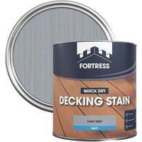 Fortress 2.5Ltr Light Grey Anti Slip Decking Stain (186YL)