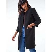 Textured Longline Jacket - Ladies Roman Originals Women