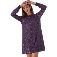 Sequin Embellished Tunic Dress - Ladies Roman Originals Women