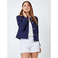 Roman Originals Stretch Pocket Detail Jacket for Women UK - Ladies
