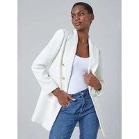 Tailored Longline Boucle Jacket