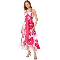Butterfly Print Fit & Flare Dress for Women UK - Ladies Roman
