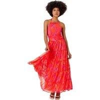 Paisley Print Halter Neck Maxi Dress For Women UK - Ladies Roman Originals