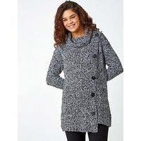 Roman Roll Neck Button Detail Jumper for Women UK - Ladies