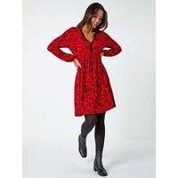 Roman Floral Print Stretch Jersey Dress for Women UK - Ladies