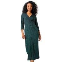 Roman Petite Gathered Maxi Stretch Dress for Women UK - Ladies