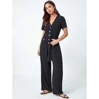 Roman Petite Linen Blend Jumpsuit For Women UK - Ladies Spring Summer