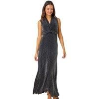 Roman Shimmer Twist Detail Stretch Maxi Dress 20 female