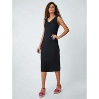Textured Stretch Jersey Midi Dress for Women UK - Ladies Roman