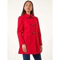 Roman Petite Patch Pocket Duffle Coat 8 female