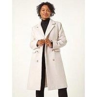 Roman Petite Double Breasted Coat 10 female