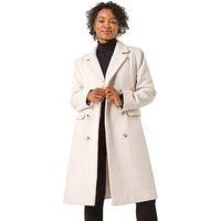 Roman Petite Double Breasted Coat 12 female