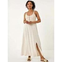 Roman Petite Crochet Bodice Cotton Maxi Dress