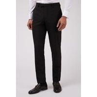 Limehaus Black Tailored Fit Men's Trousers