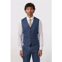 Antique Rogue Blue Texture Waistcoat