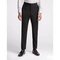 Ted Baker Slim Fit Black Panama Men's Suit Trousers