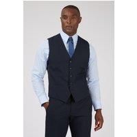 Limehaus Slim Fit Navy Blue Waistcoat